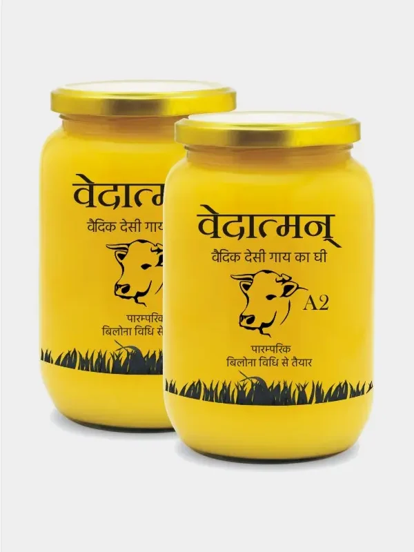 Vedatman A2 Cow Ghee 2 litre Combo