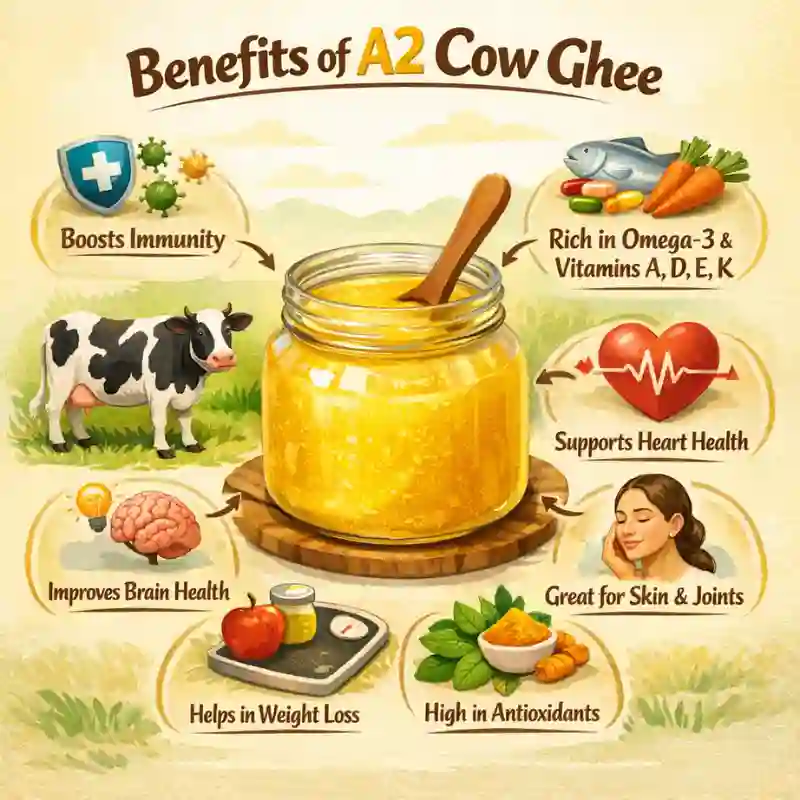 A2 Cow Ghee Benefits
