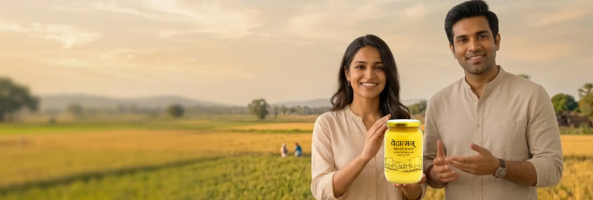 Vedatman A2 cow ghee story – from traditional bilona making to pure desi ghee